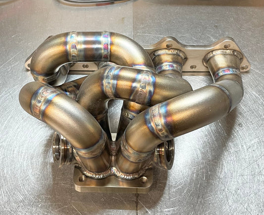 CCdesign 1G/2G DSM Divided T4 Bottom Mount Turbo Manifold