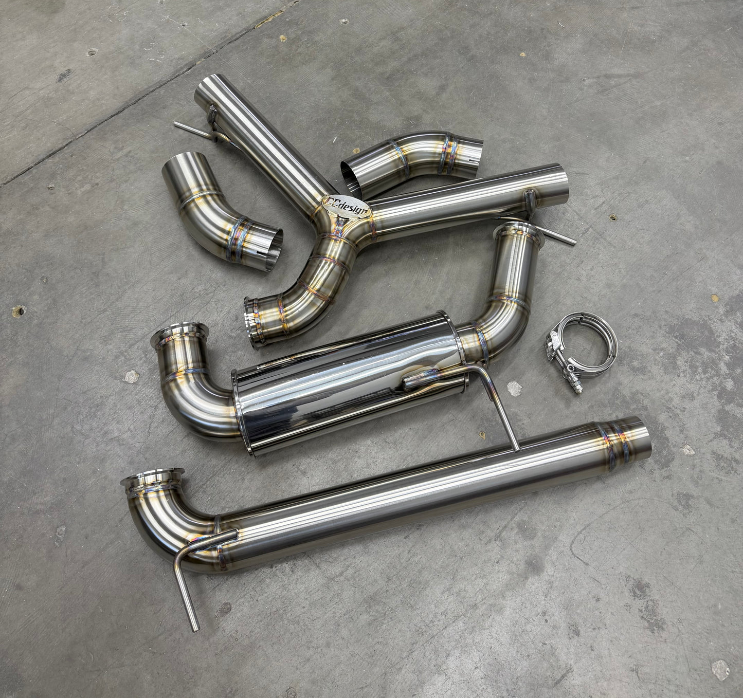CCdesign MK7 VW Golf GTI 3.5" Catback Exhaust