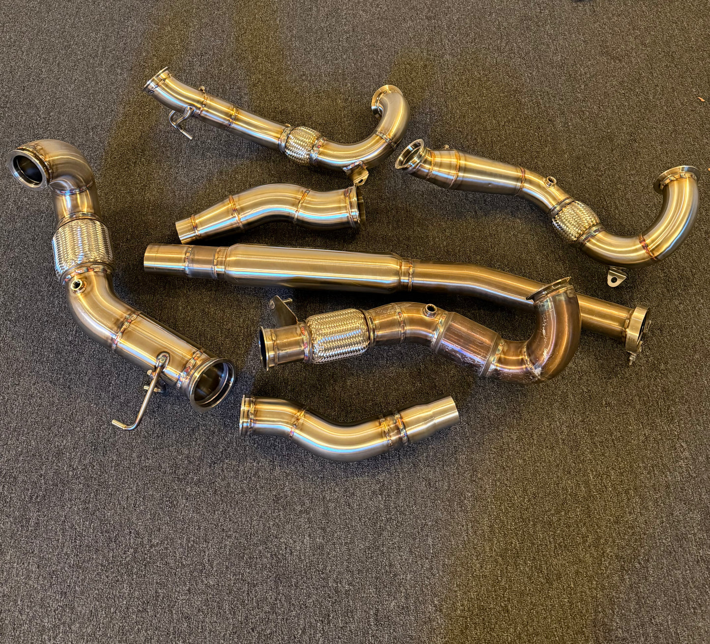 CCdesign MQB Clearance Downpipes
