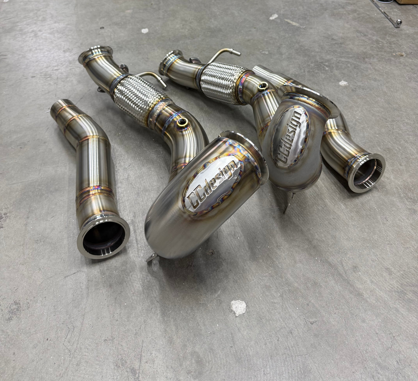 CCdesign MQB 4" Downpipes **In Stock**