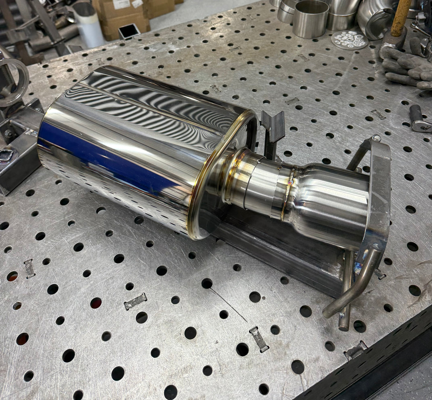 CCdesign 2G DSM AWD 3" V-Band Exhaust **OVAL MUFFLER**