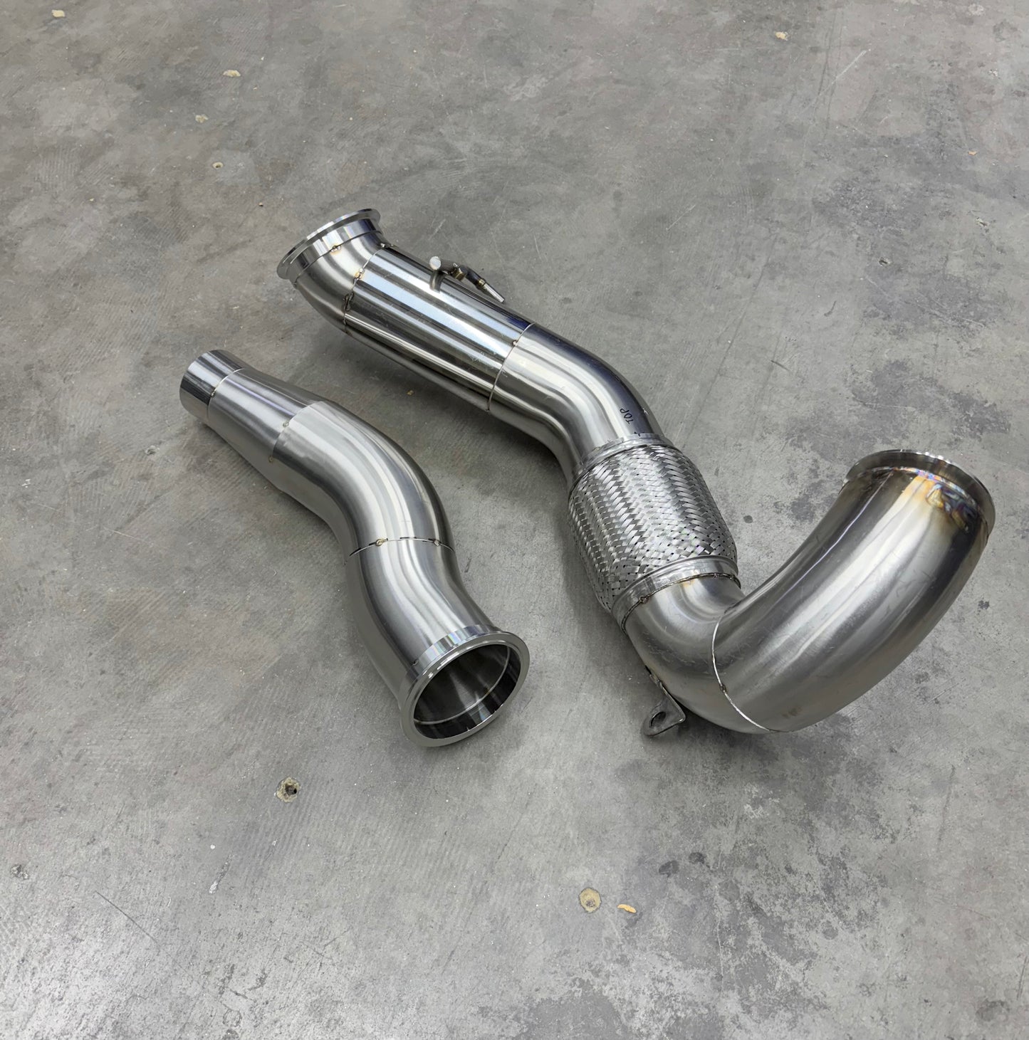 CCdesign Genuine 4" Downpipe MK7/7.5 VW GTI/Jetta 2.0T & 8V/8S Audi A3 FWD