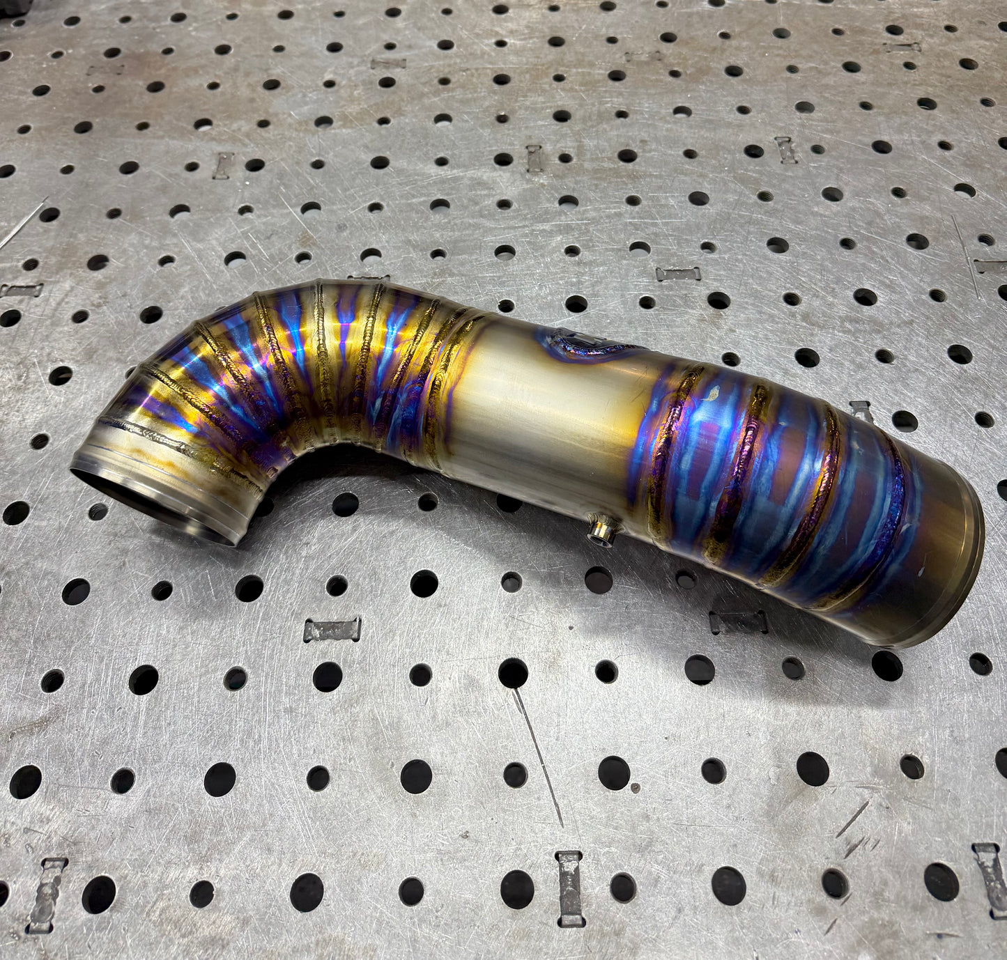 CCdesign MQB 2.0T 4" Titanium Air Intake Tube