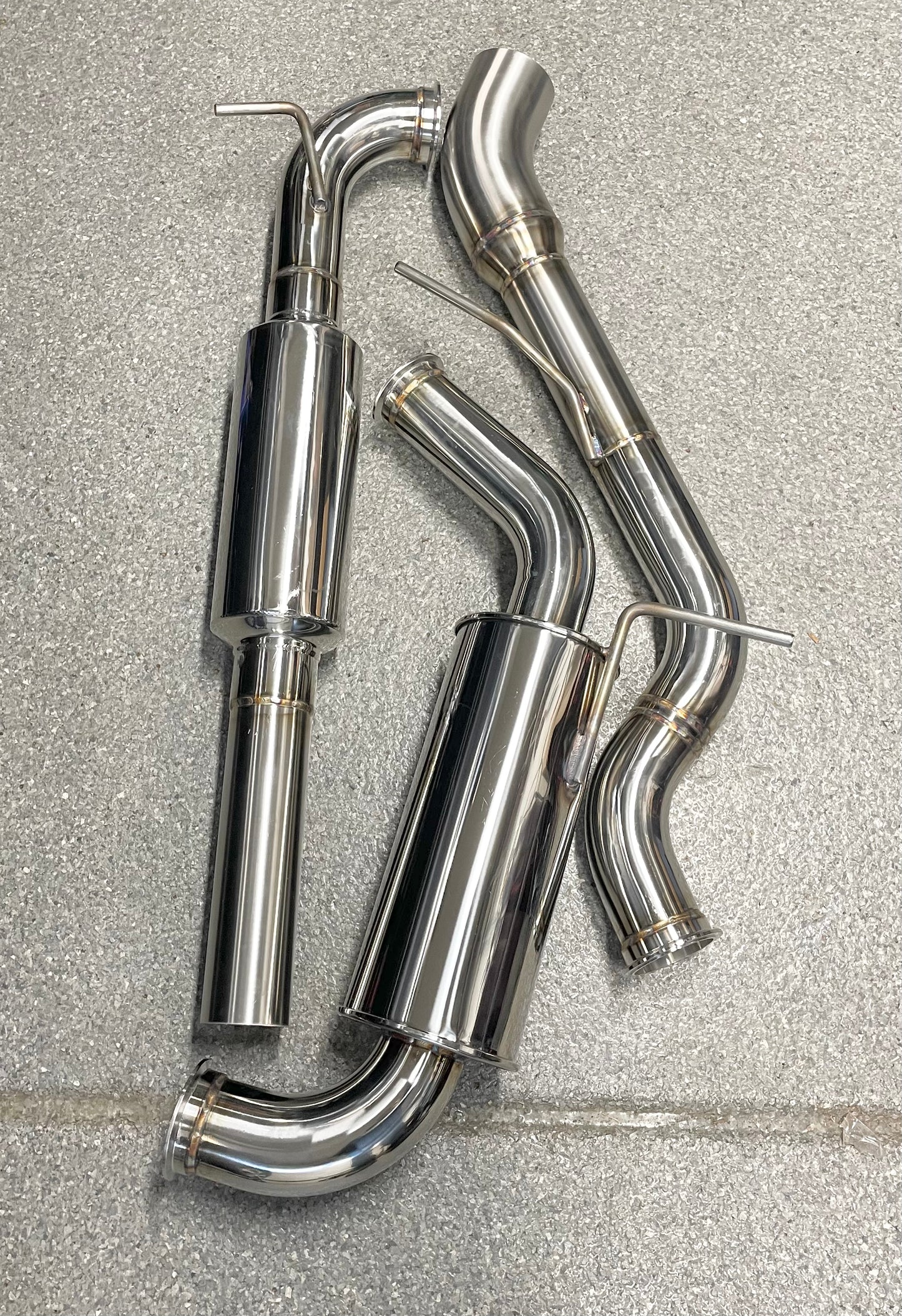 CCdesign **MK7** VW Golf GTI 3" Single Exit Catback Exhaust (Passenger Side)