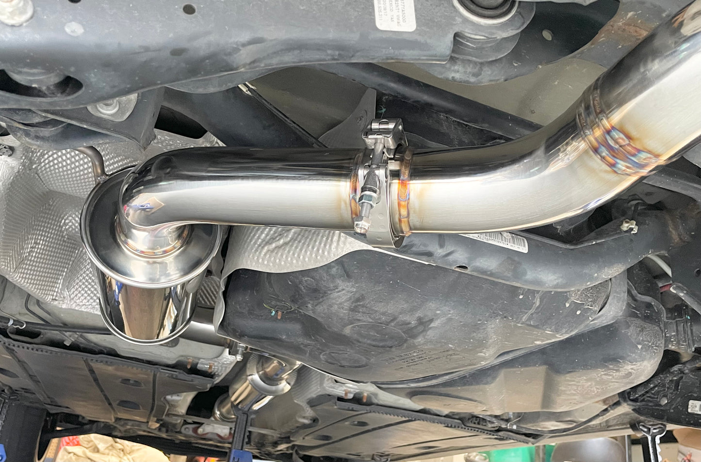 CCdesign **MK7** VW Golf GTI 3" Single Exit Catback Exhaust (Passenger Side)