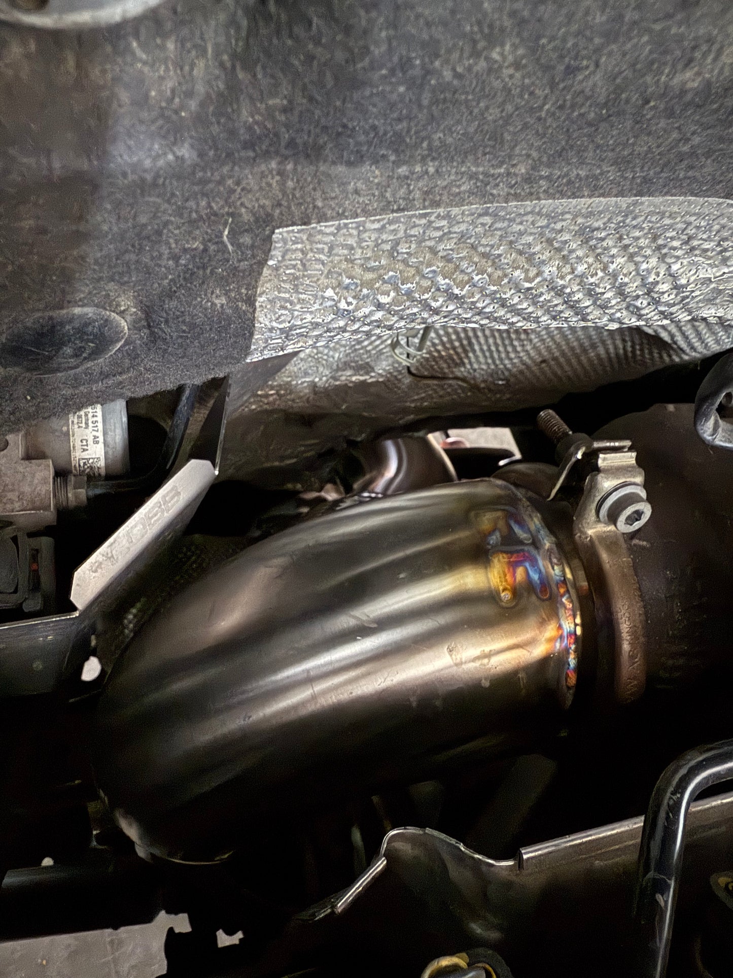 CCdesign Genuine 4" Downpipe MK7/7.5 VW Golf R & 8V/8S Audi A3/S3 AWD
