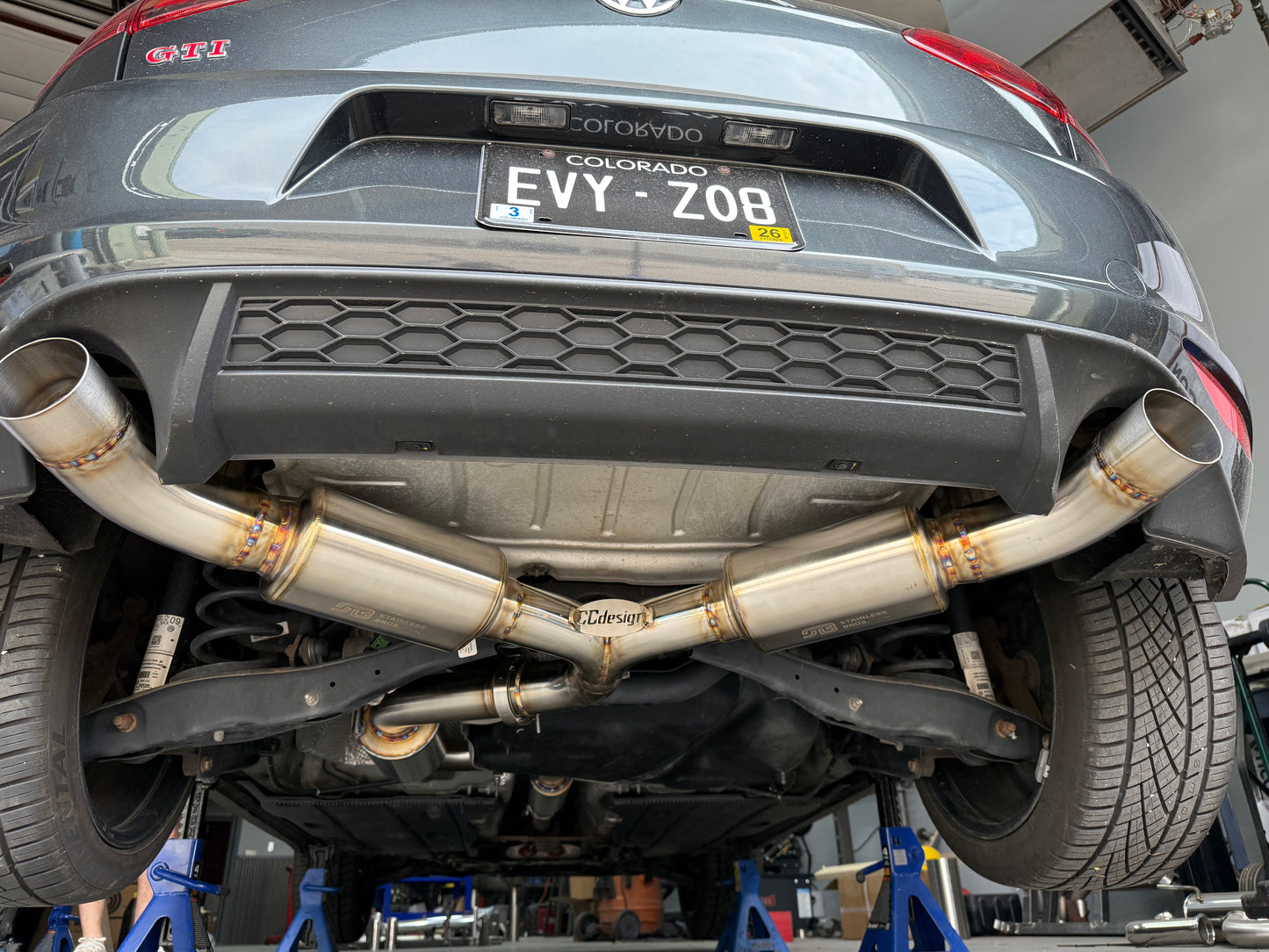 CCdesign MK7 VW Golf GTI "Luxury" 3" Catback Exhaust
