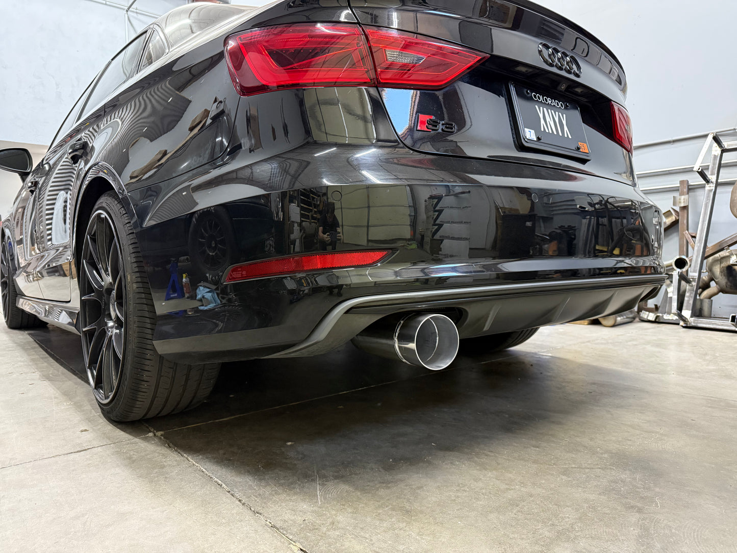 CCdesign 8V Audi S3 Single Exit Catback Exhaust (Driver Side)