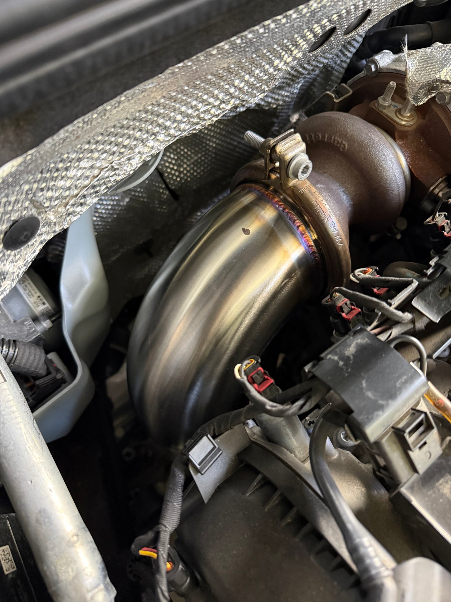 CCdesign Genuine 4" Downpipe MK8/8.5 VW GTI/Jetta 2.0T & 8Y Audi A3 FWD