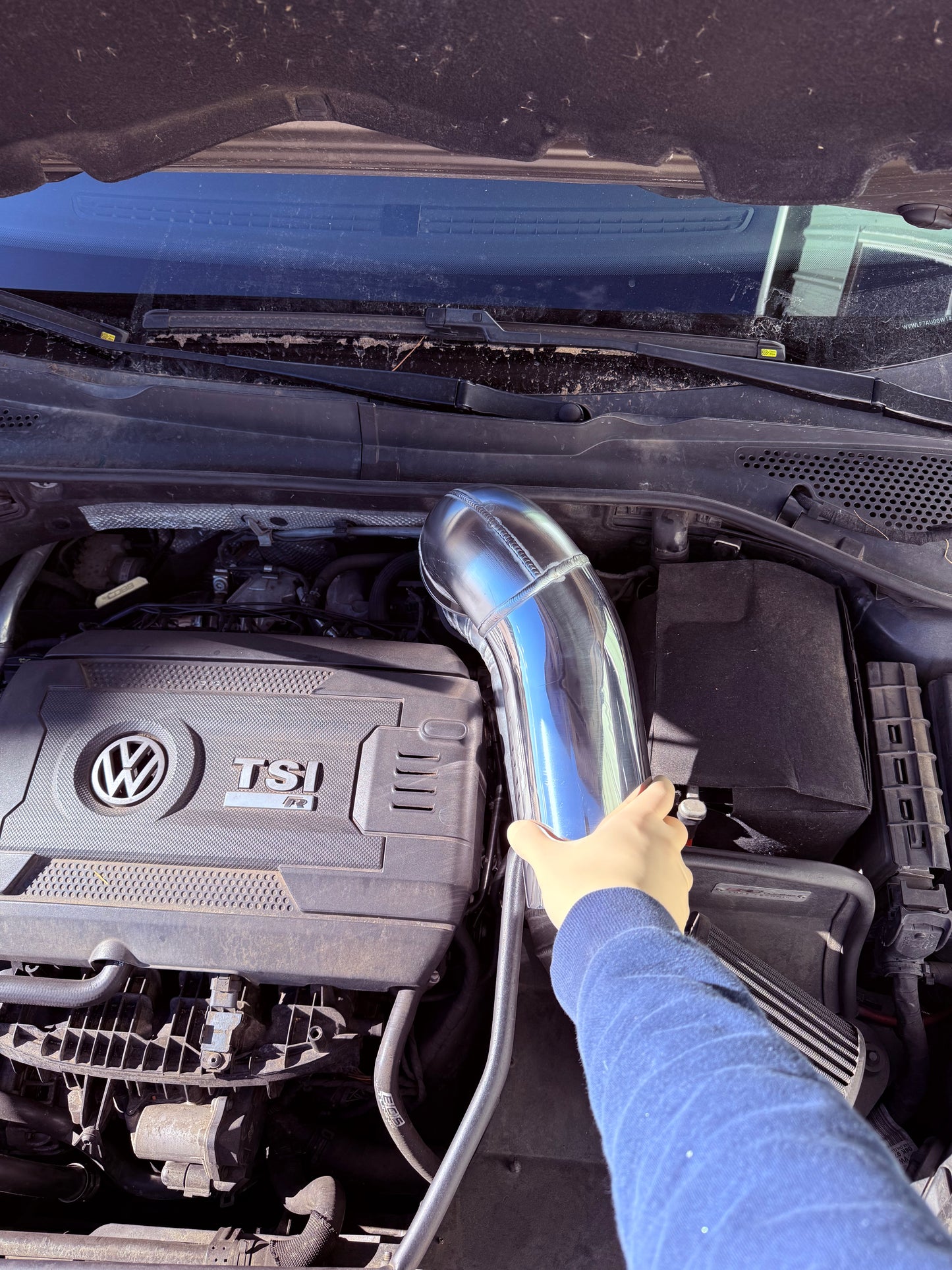 CCdesign MQB 2.0T 4" "DONUT" Air Intake Tube