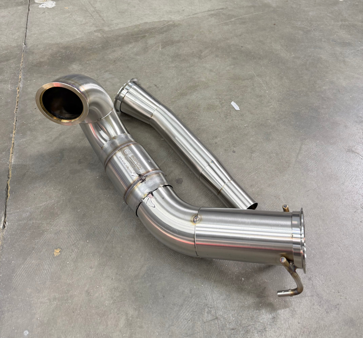 CCdesign Genuine 4" Downpipe MK8/8.5 VW GTI/Jetta 2.0T & 8Y Audi A3 FWD