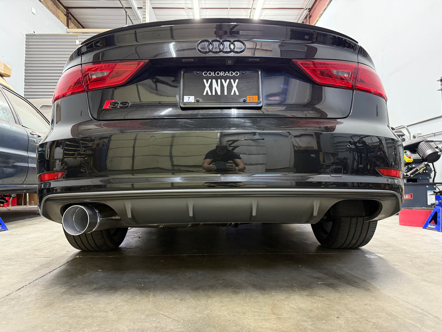 CCdesign 8V Audi S3 Single Exit Catback Exhaust (Driver Side)