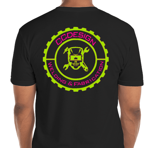 CCdesign Black Neon T-Shirt