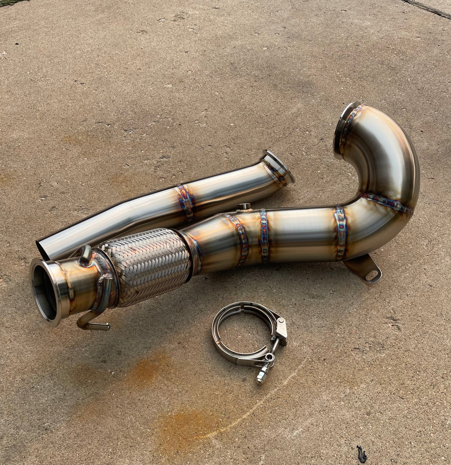 CCdesign 4" Downpipe MK7/7.5 VW GTI/Jetta 2.0T & 8V/8S Audi A3 FWD