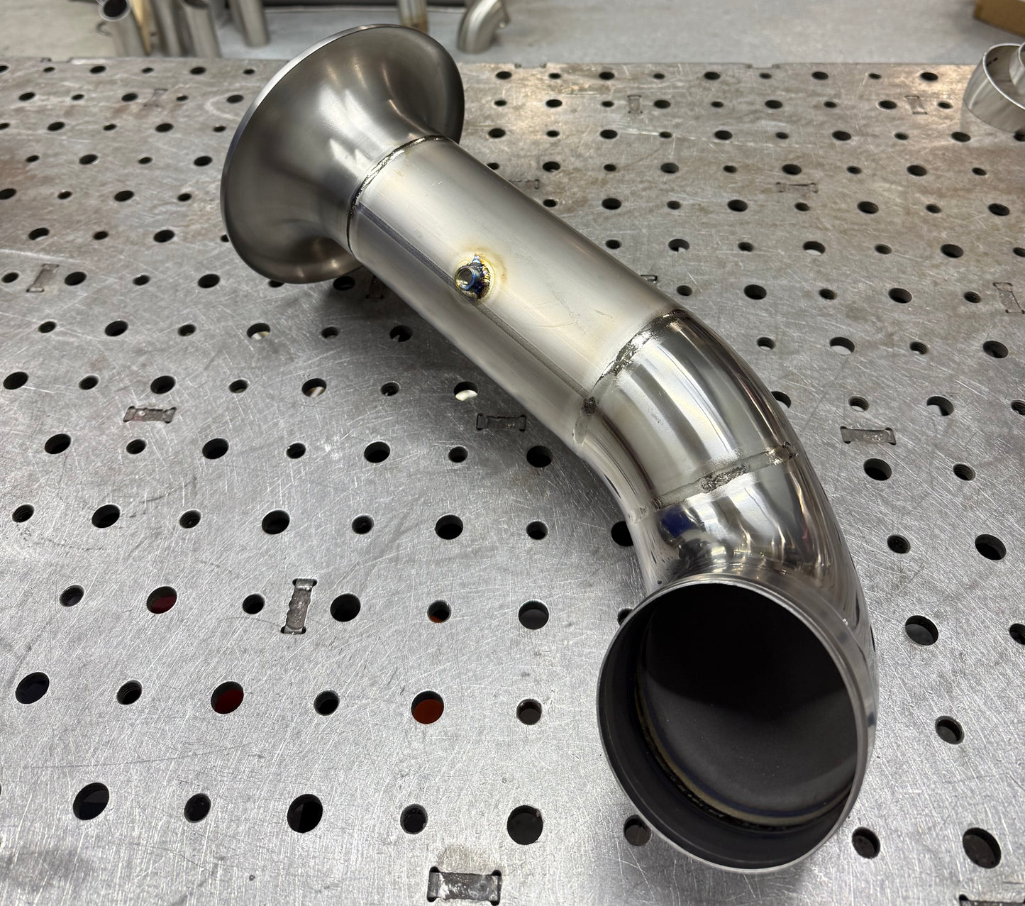 CCdesign MQB 2.0T 4" High Flow Titanium Air Intake Tube