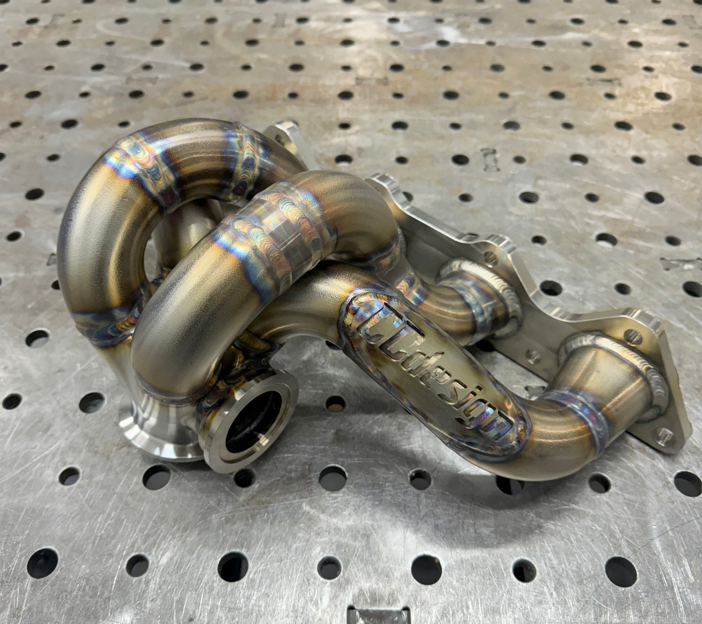 CCdesign 1G/2G DSM Billet V-Band Small Runner Turbo Manifold