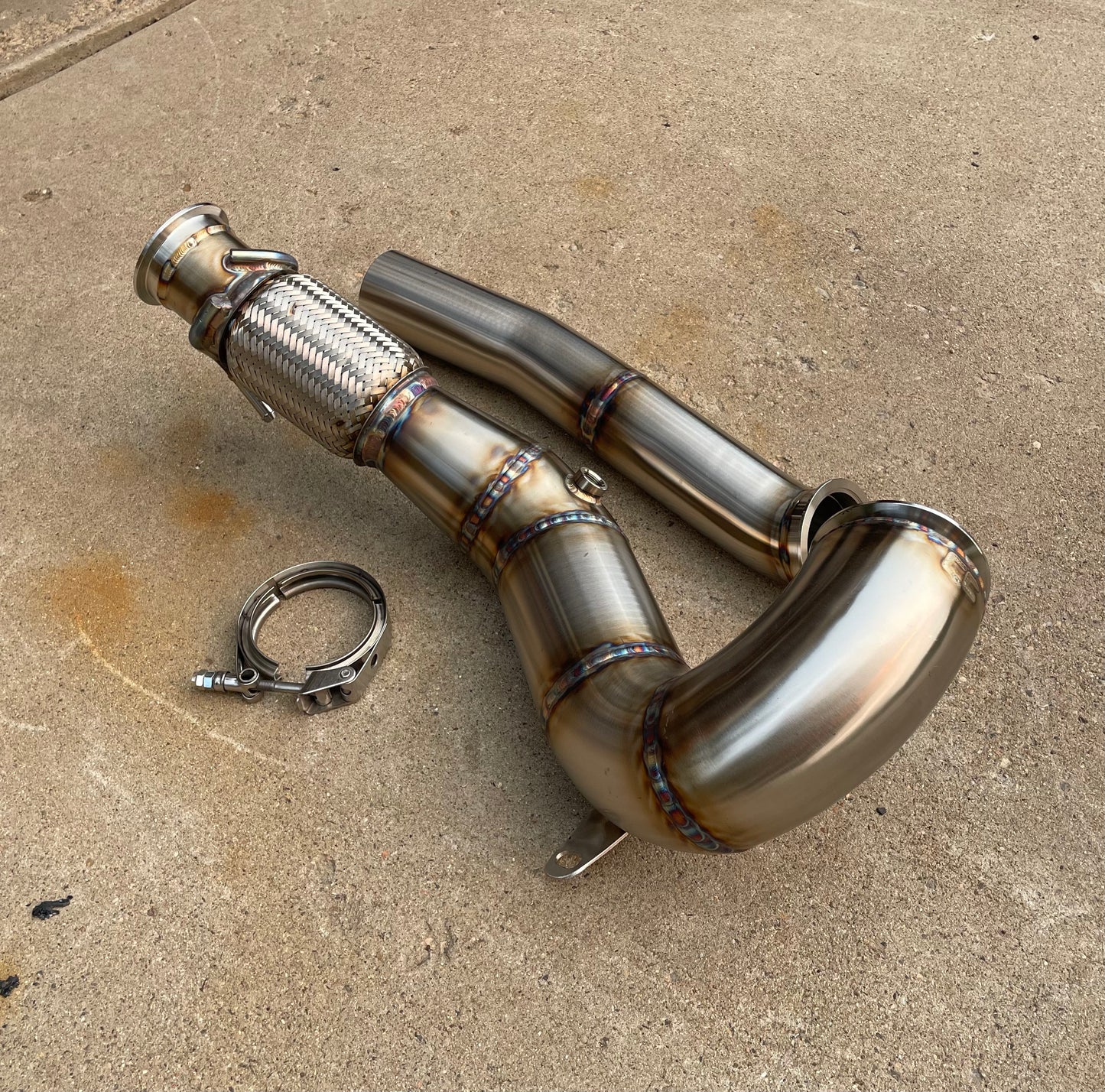 CCdesign 4" Downpipe MK7/7.5 VW GTI/Jetta 2.0T & 8V/8S Audi A3 FWD