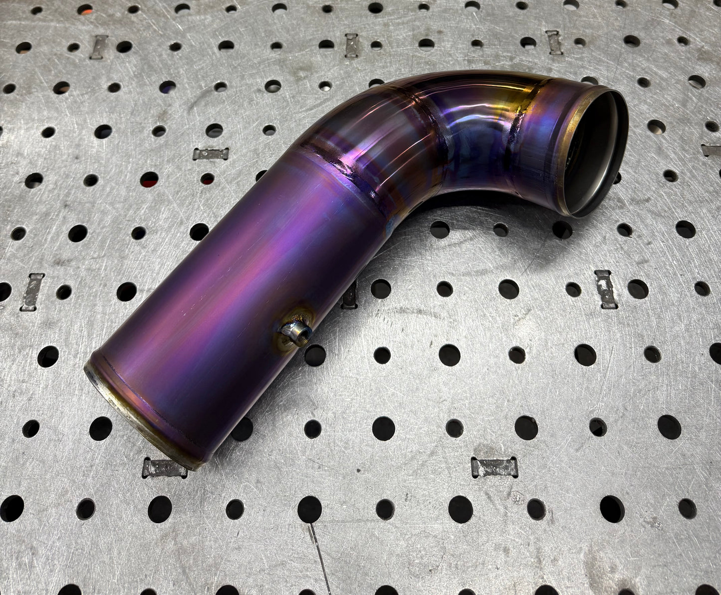 CCdesign MQB 2.0T 4" “Velocity” Titanium Air Intake Tube