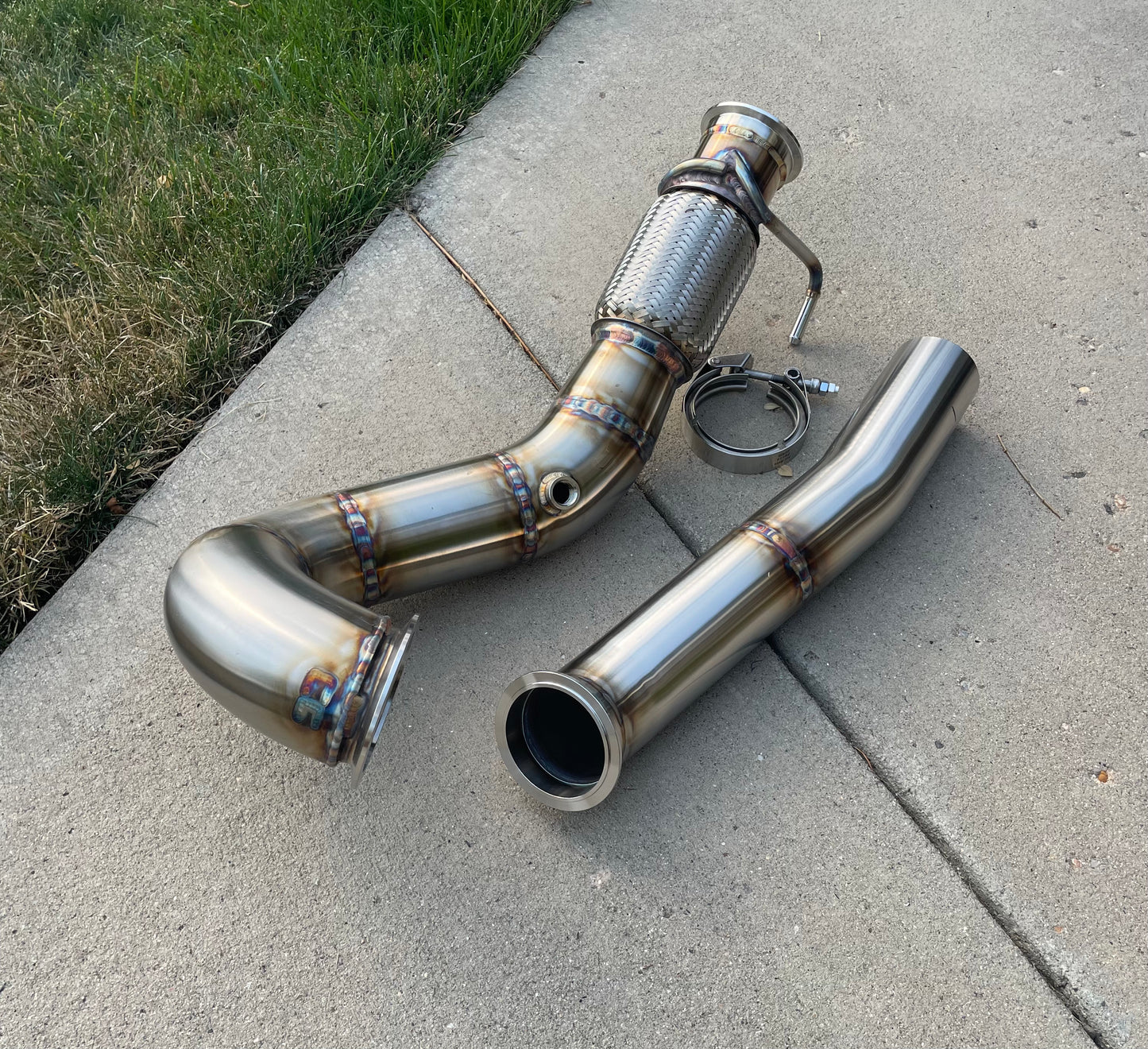 CCdesign 3.5" Downpipe MK7/7.5 VW GTI/Jetta 2.0T & 8V/8S Audi A3 FWD