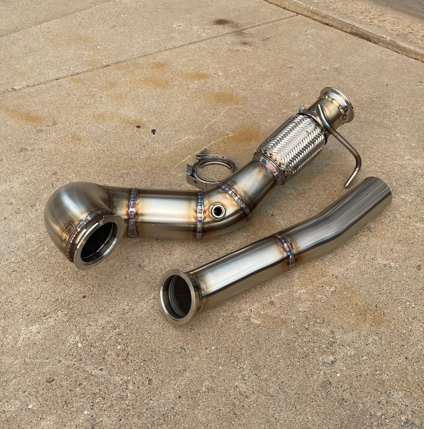 CCdesign 4" Downpipe MK7/7.5 VW GTI/Jetta 2.0T & 8V/8S Audi A3 FWD