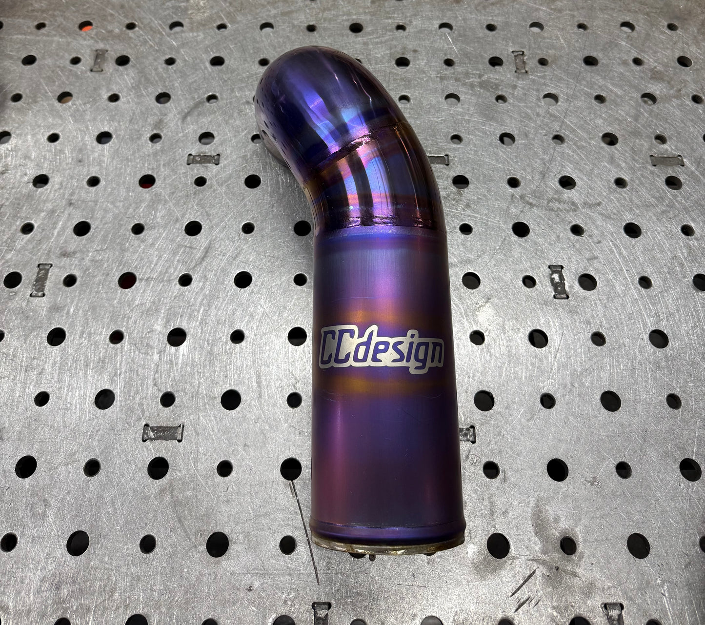CCdesign MQB 2.0T 4" “Velocity” Titanium Air Intake Tube