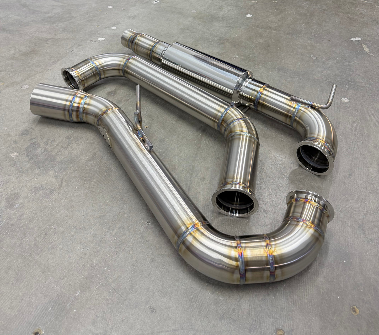 CCdesign MK7/7.5 VW Golf GTI 3.5" Single Exit Catback Exhaust (Driver Side)