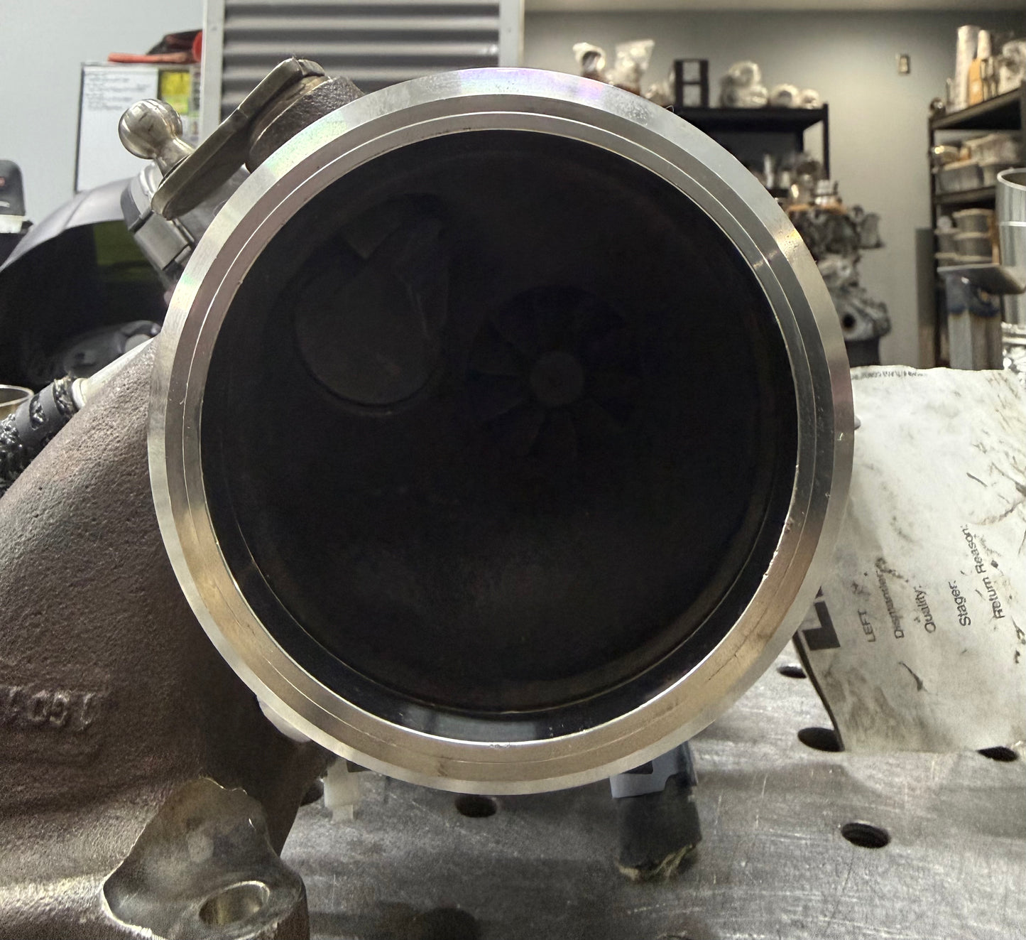 CCdesign MK8 VW Golf GTI/R Downpipe Flange