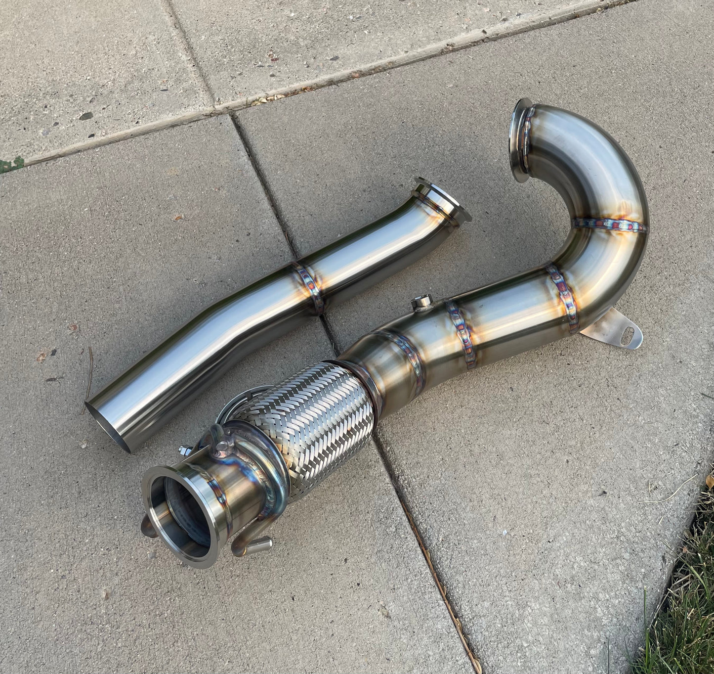 CCdesign 3.5" Downpipe MK7/7.5 VW GTI/Jetta 2.0T & 8V/8S Audi A3 FWD