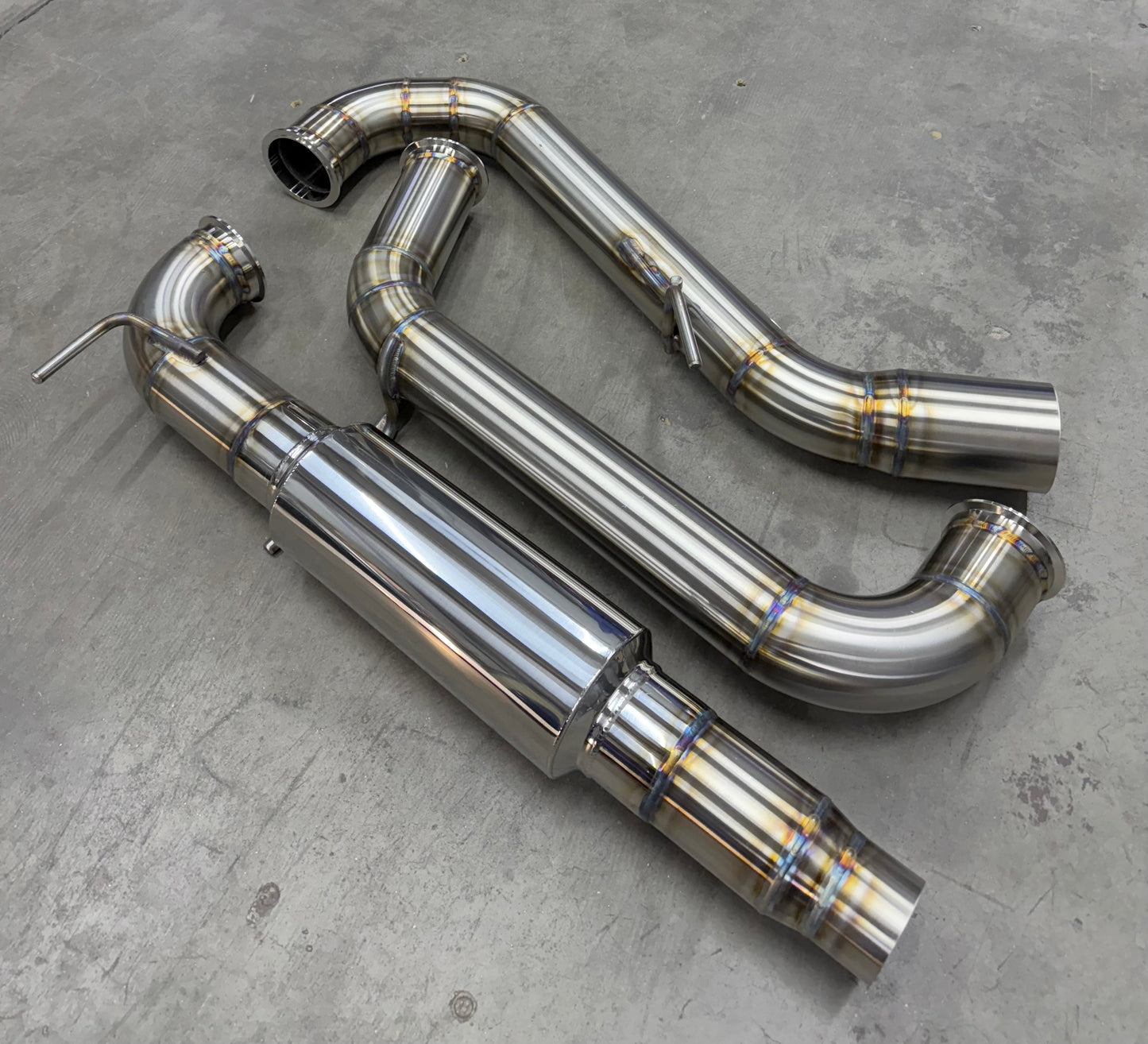 CCdesign MK7/7.5 VW Golf GTI 3.5" Single Exit Catback Exhaust (Driver Side)