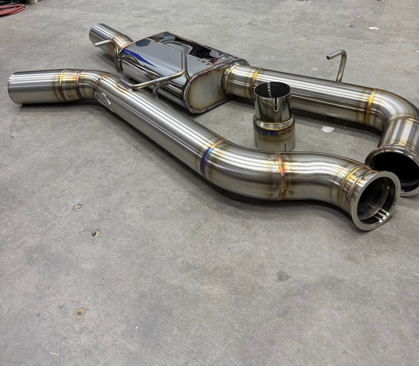 CCdesign 8V Audi S3 3.5" Single Exit Catback Exhaust (Driver Side)
