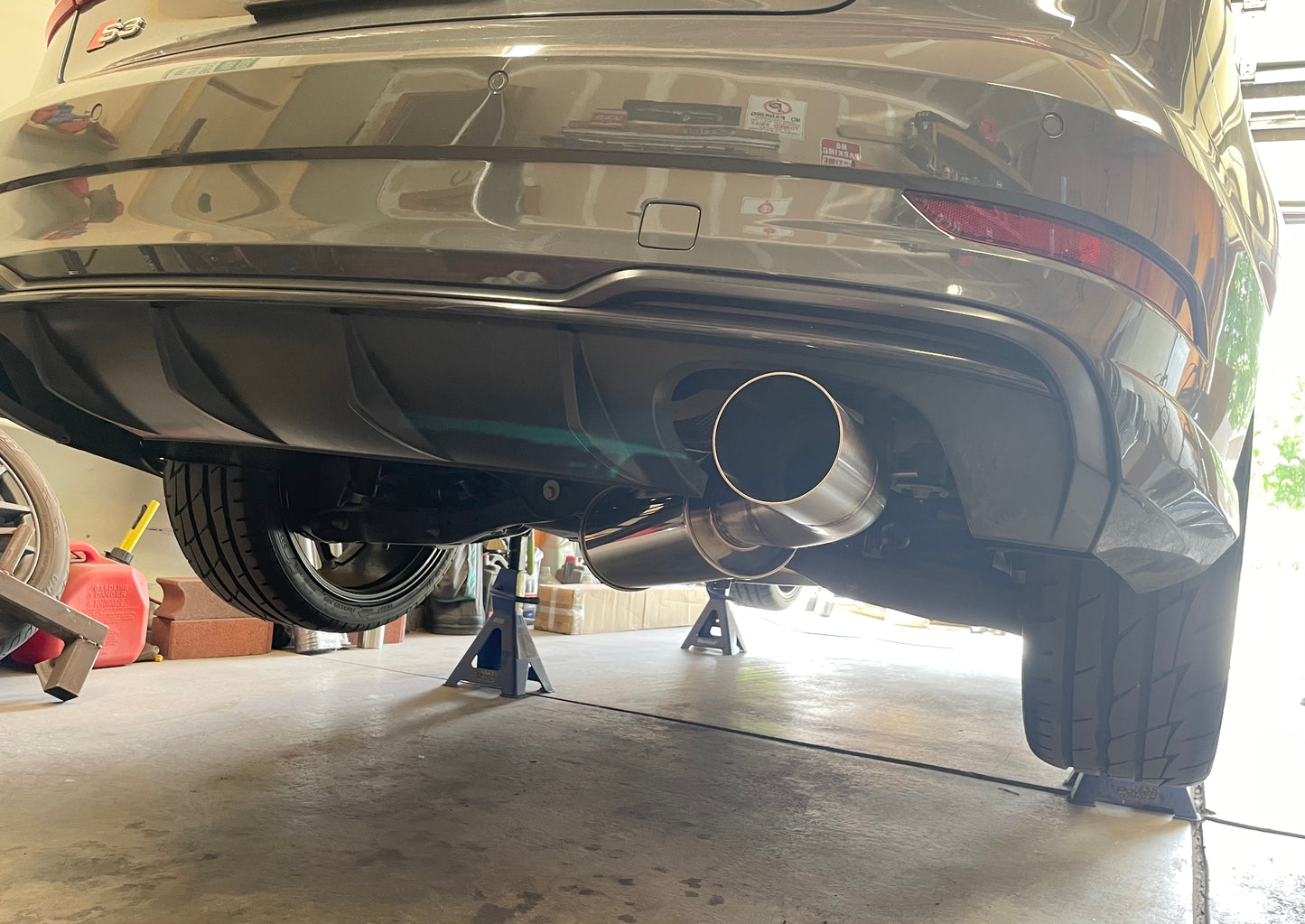 CCdesign 8V Audi S3 Single Exit Catback Exhaust