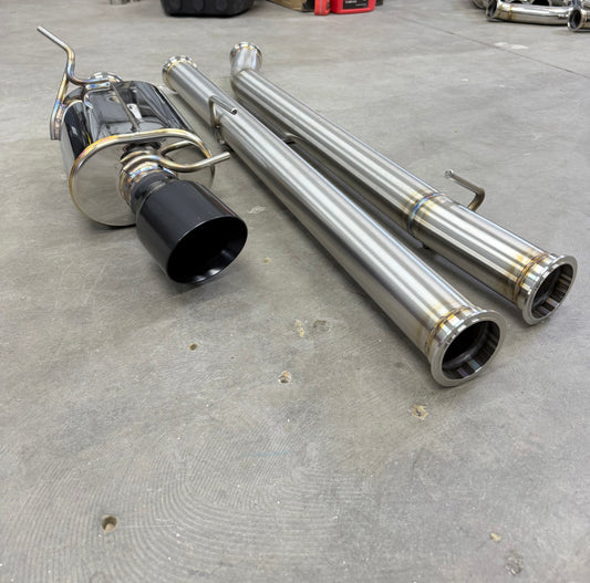 CCdesign 2G DSM AWD 3" V-Band Exhaust **OVAL MUFFLER**